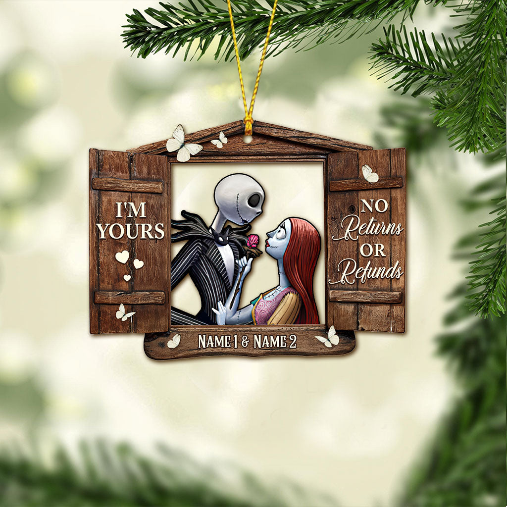 I'm Yours - Personalized Christmas Nightmare Ornament (Printed On Both Sides)