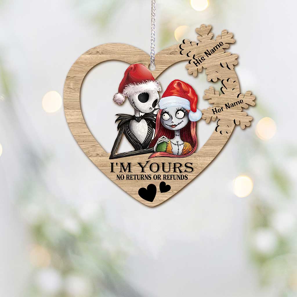 I'm Yours - Personalized Christmas Nightmare Ornament (Printed On Both Sides)