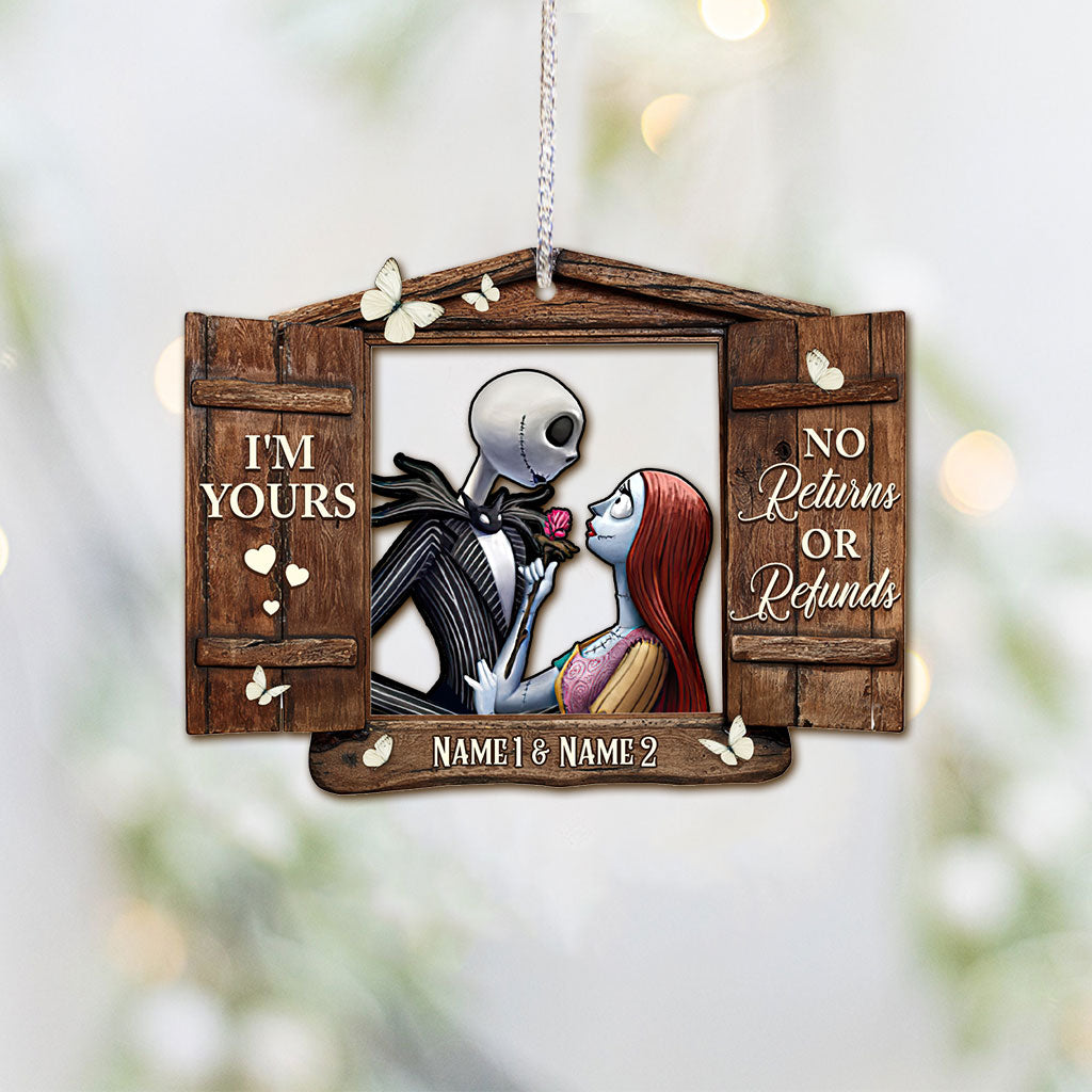 I'm Yours - Personalized Christmas Nightmare Ornament (Printed On Both Sides)