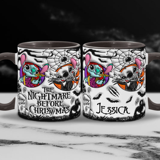 The Nightmare Before Christmas - Personalized Ohana Accent Mug