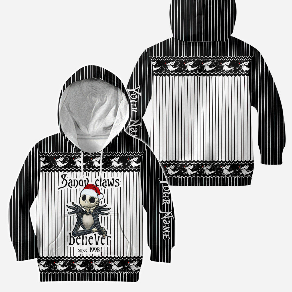 Sandy Claws Believer - Personalized Christmas Nightmare Hoodie and Leggings