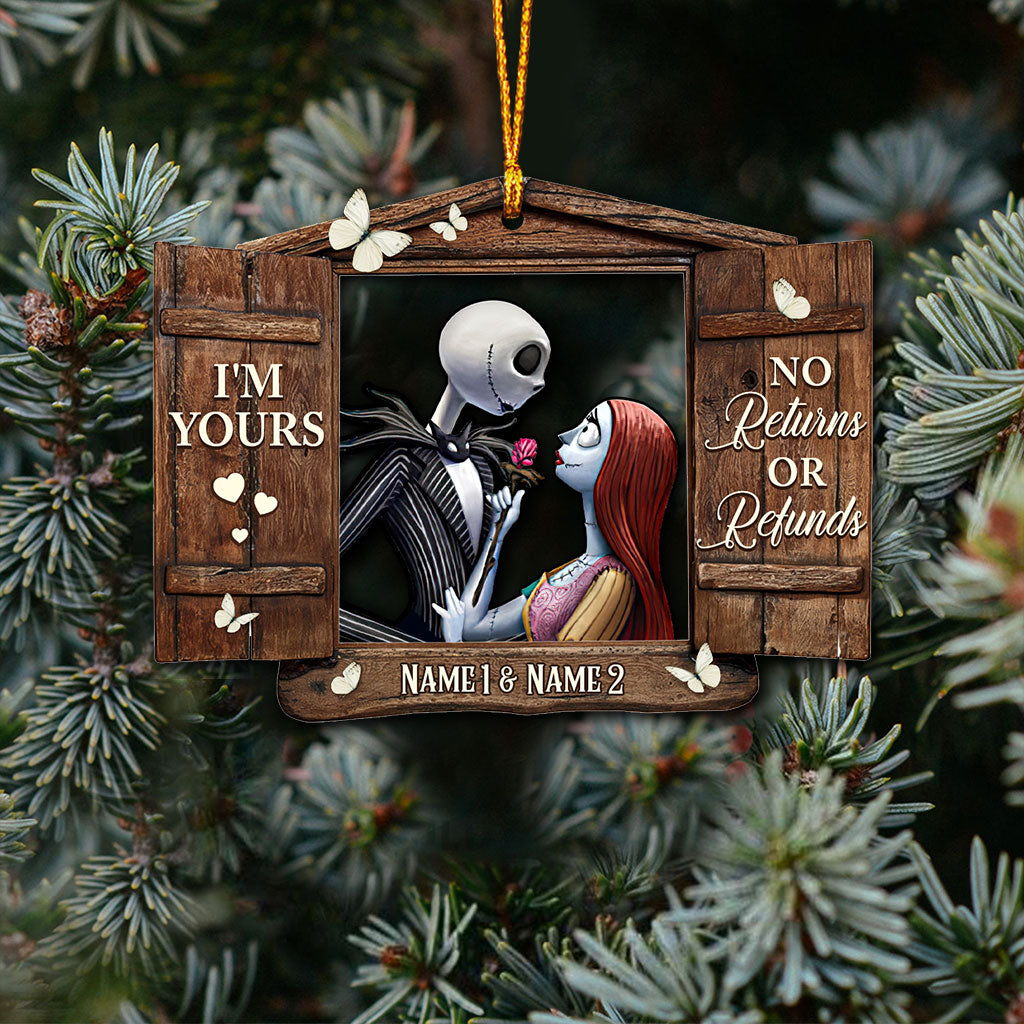 I'm Yours - Personalized Christmas Nightmare Ornament (Printed On Both Sides)