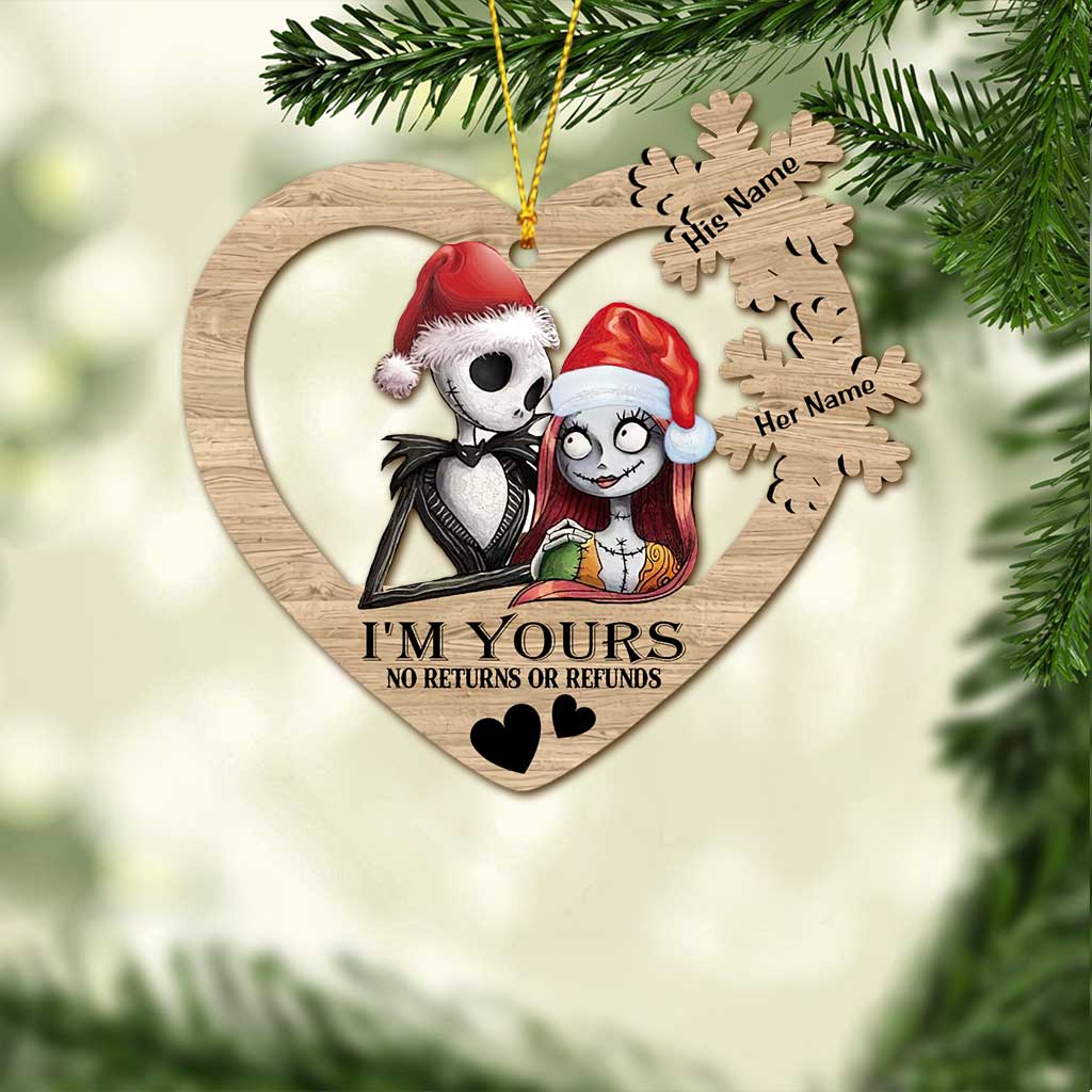 I'm Yours - Personalized Christmas Nightmare Ornament (Printed On Both Sides)