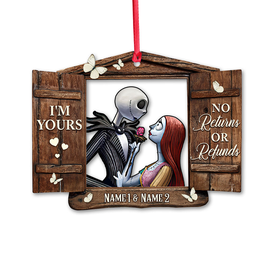 I'm Yours - Personalized Christmas Nightmare Ornament (Printed On Both Sides)